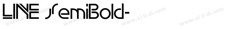 LINE SemiBold字体转换
